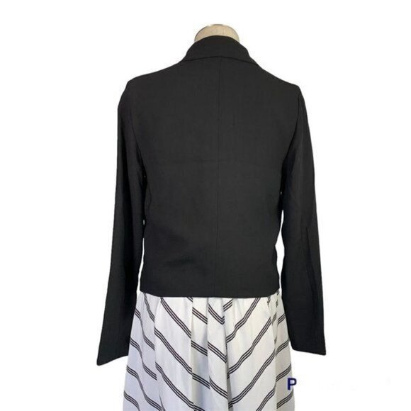 Romeo & Juliet Open Front Split-Cuff Blazer, Black Polyester - Size Medium NWOT - Picture 7 of 8